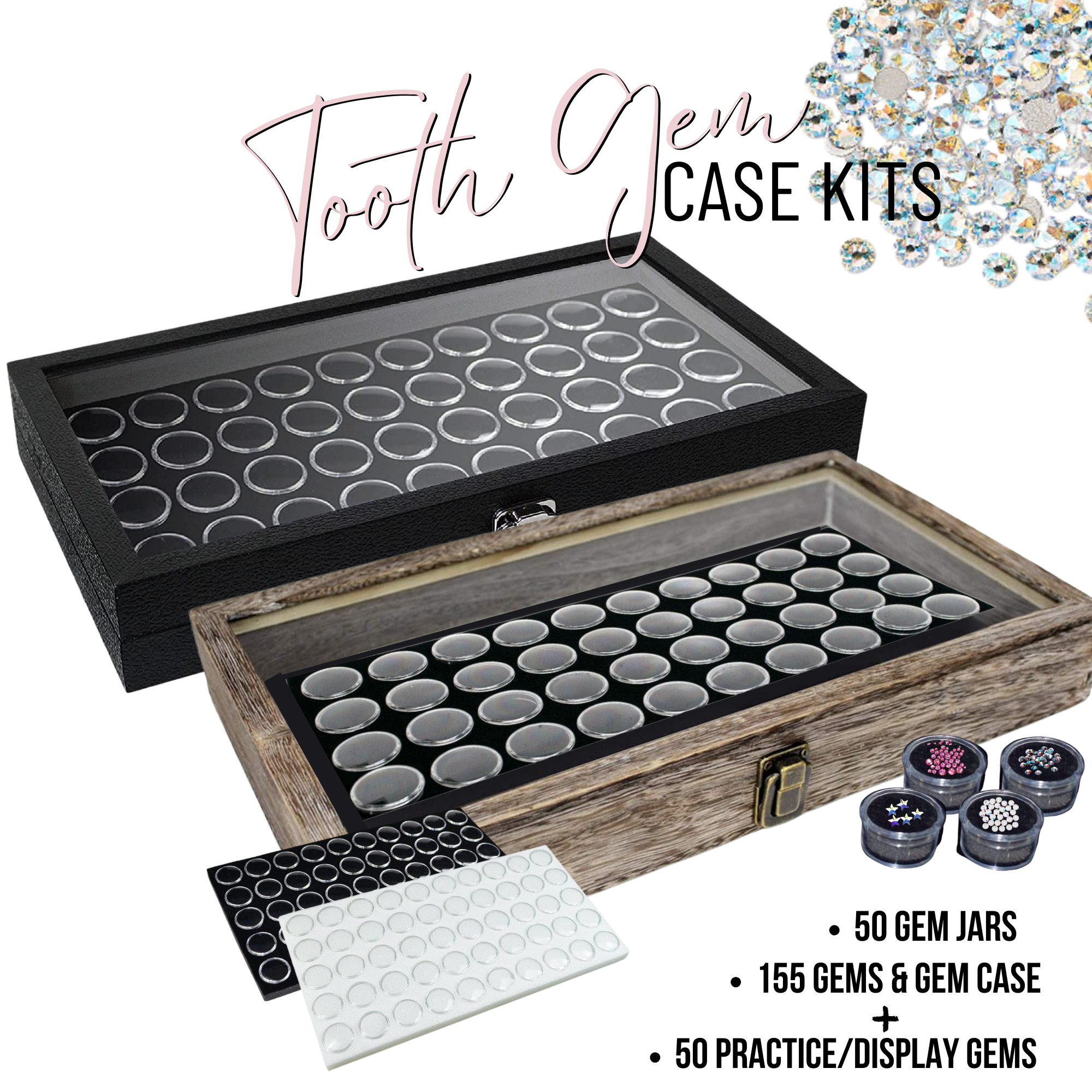 Tooth Gem Kit with UV Curing Glue DIY Teeth Jewelry Starter Kit 24 Pie –  TweezerCo